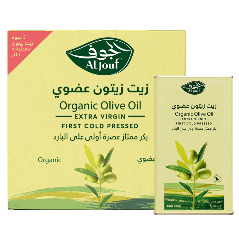 كرتون زيت زيتون الجوف عضوي بكر ممتاز  