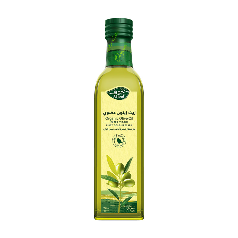 زيت زيتون الجوف عضوي بكر ممتاز 