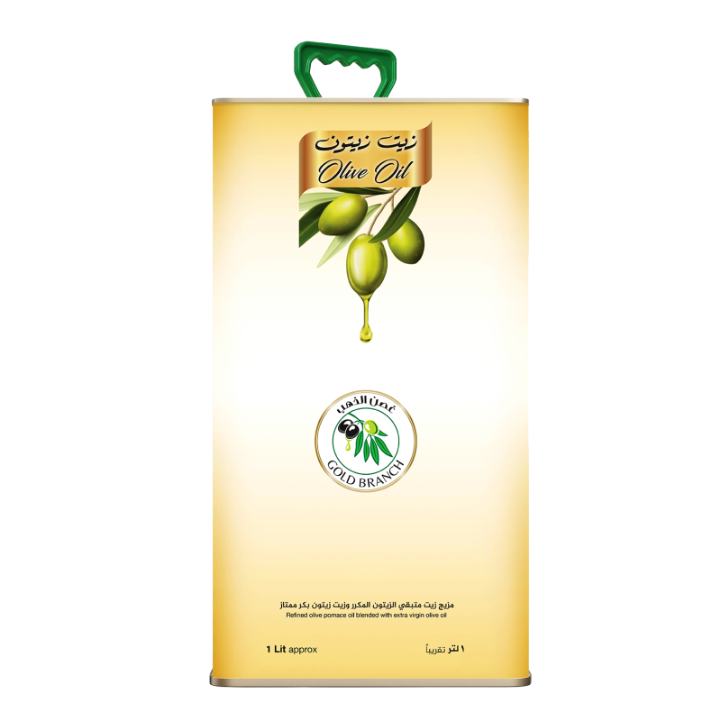 كرتون زيت زيتون غصن الذهب 