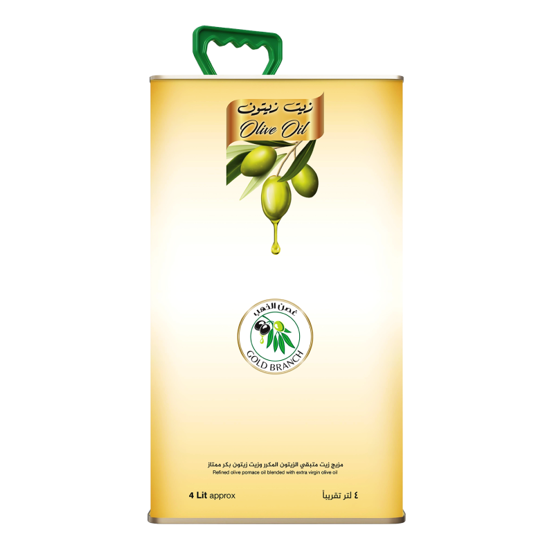 كرتون زيت زيتون غصن الذهب 